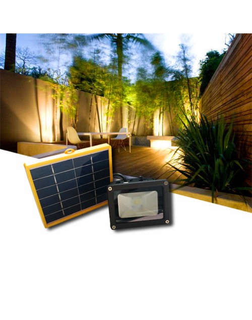 12 SMD led 2200mA battery solar panel outdoor street flood light