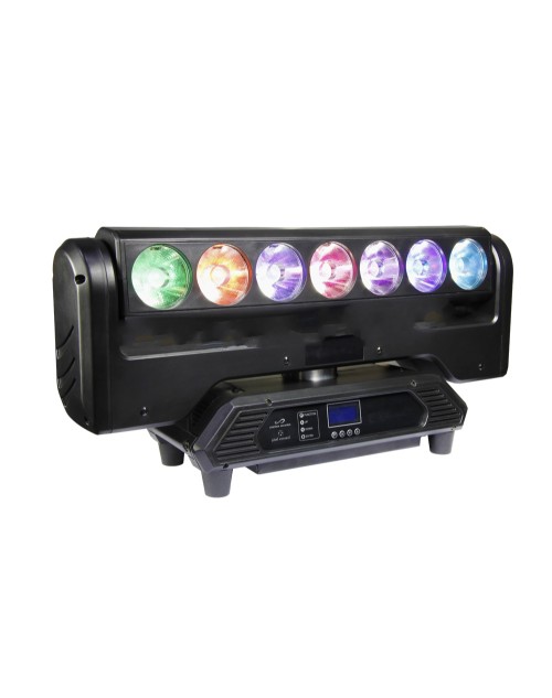 7x15w rgbw 4in1 pixel contious roation fast speed moving head led