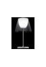 inner polished aluminum tubular polished zamak alloy Glass Table Lamp
