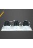 Surface Uniformity Aluminum Molding 90Lm / W 10W COB LED Grille Light