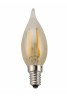 UL Listed Dimmable E12 2W 4W C32 Candle LED Filament Bulb