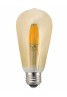 UL Listed Dimmable E26 6W ST64 Filament LED Edison Bulb