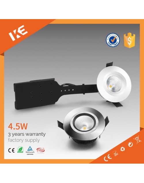 high lumen commercial lighting led downlight 5w, led downlight ul, cob downlight 5w