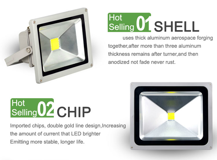 50w led flood light & 10-200w led lighting with CE and Rohs certification